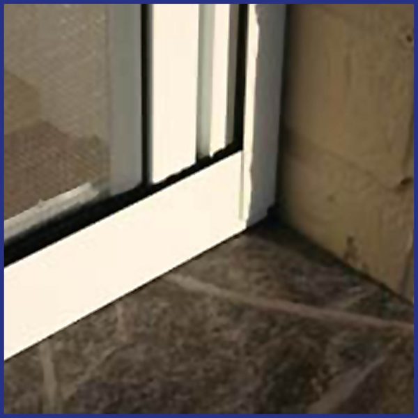 Roller Door Screen - Wind Resistant Close Up