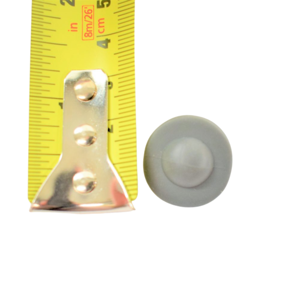 Rubber button size