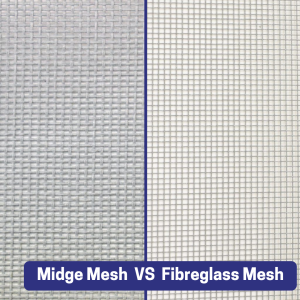 Types of Mesh - Midge mesh vs fibreglass mesh