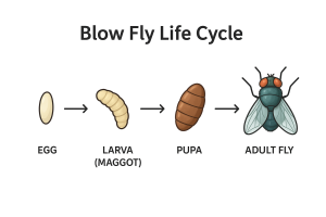 blow flies - life cycle